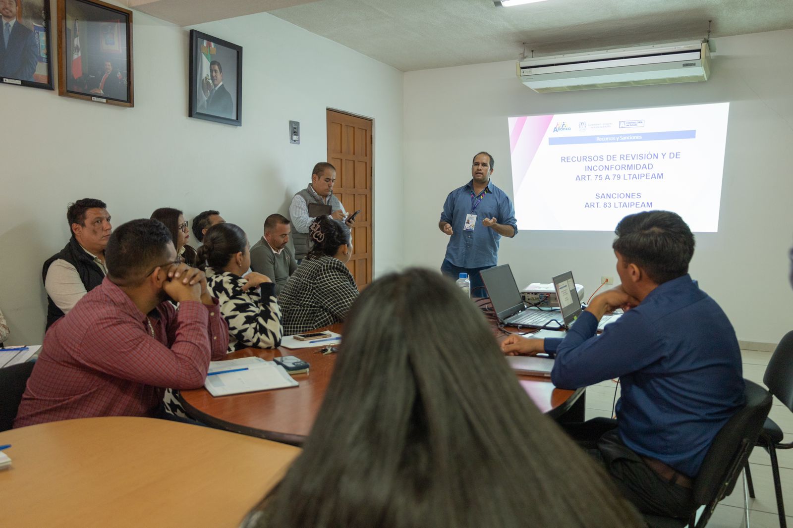 EL MUNICIPIO DE RINCÓN DE ROMOS SE CAPACITA EN CLASIFICACIÓN DE INFORMACIÓN Y PROCEDIMIENTOS ADMINISTRATIVOS